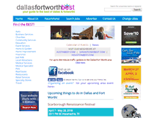 Tablet Screenshot of dallasfortworthbest.com